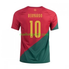 Maillot de Foot Portugal Bernardo 10 Domicile Coupe du monde 2022